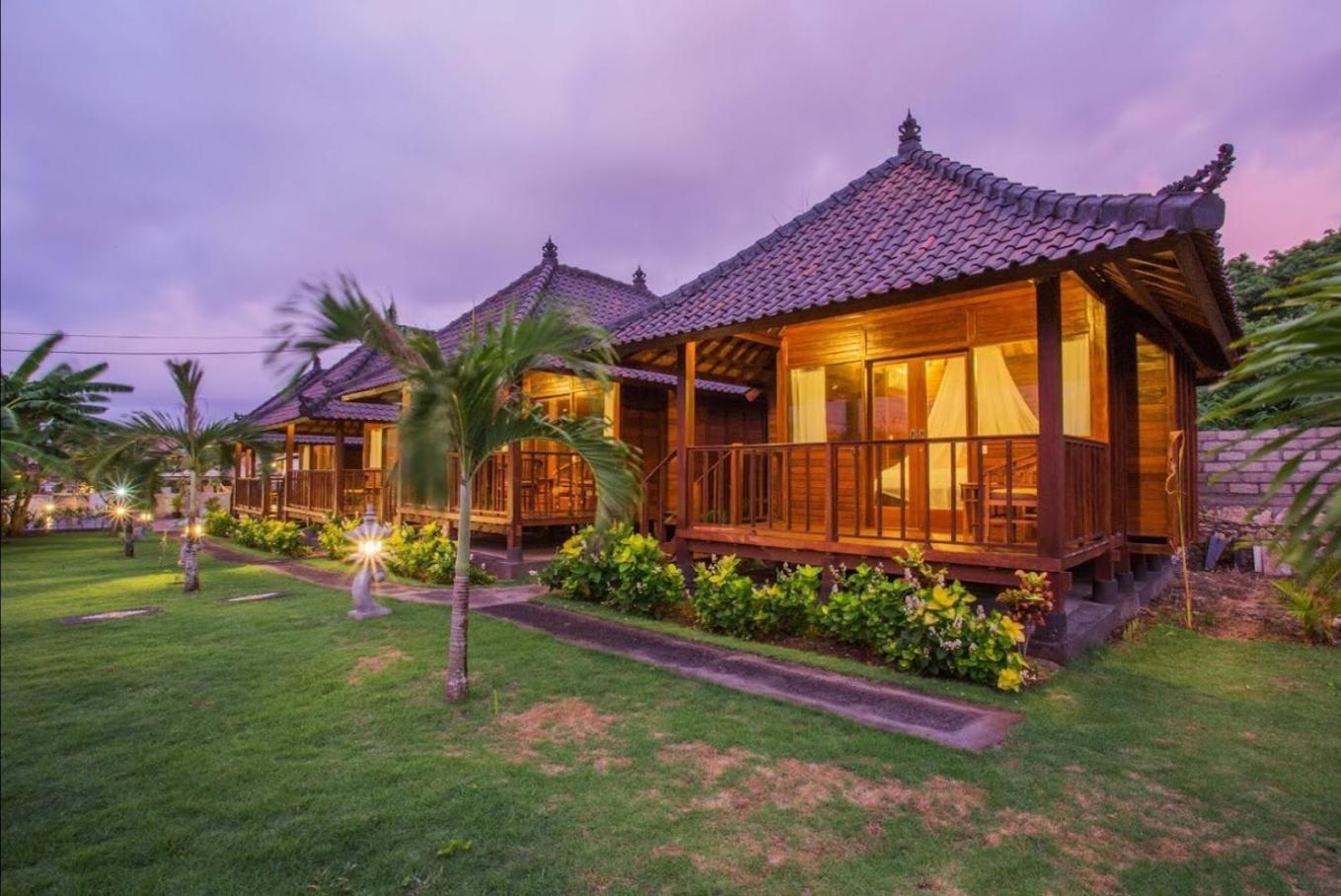 Lembongan Mantra Huts Otel Nusa Lembongan Dış mekan fotoğraf