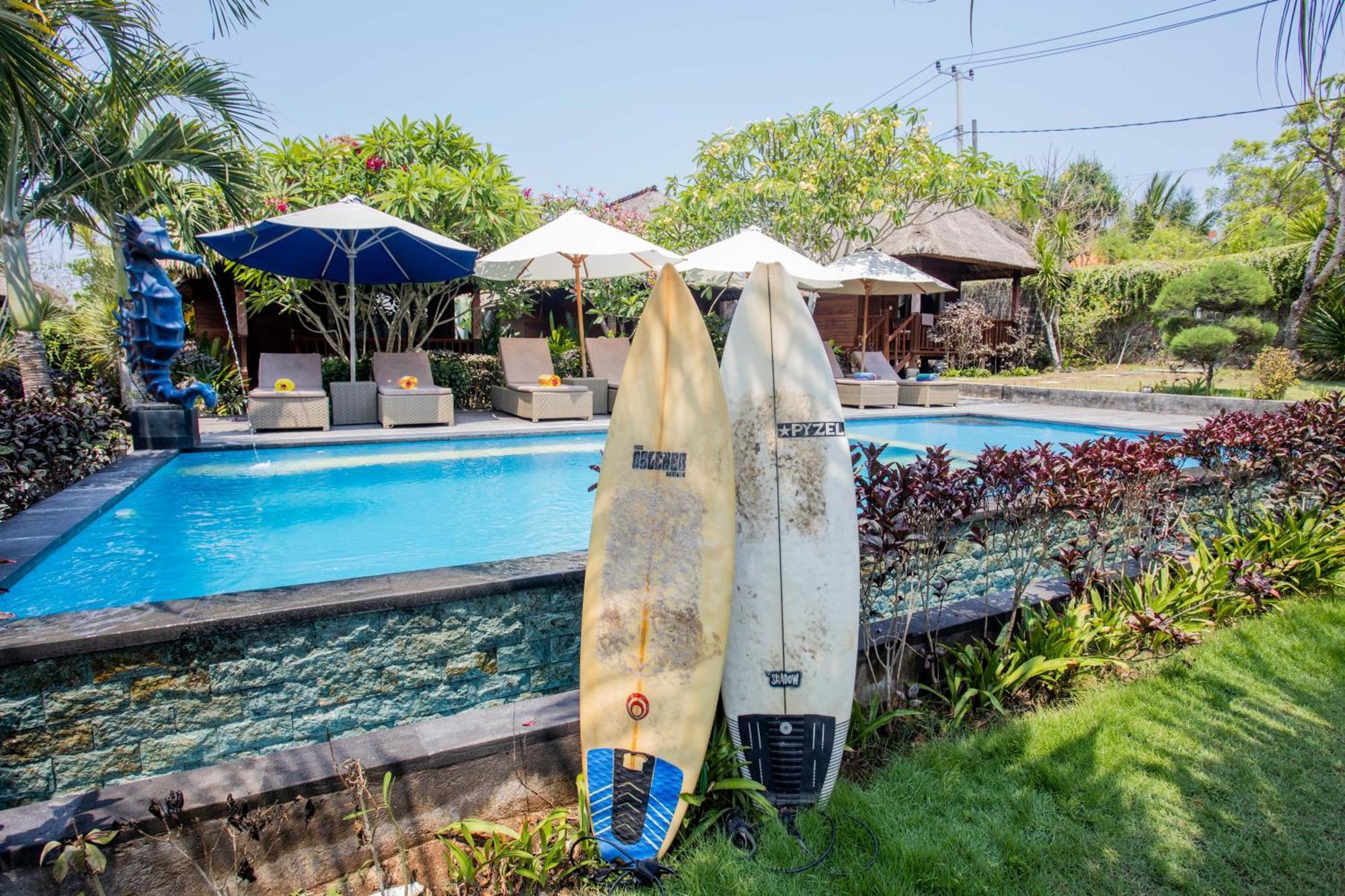 Lembongan Mantra Huts Otel Nusa Lembongan Dış mekan fotoğraf